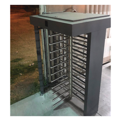 XT-100-CS - Torniquete de Cuerpo Completo / 4 Ejes de Seguridad / Rotación 90° / Paso 25 Personas/min / Emergencia 40 Personas/min / Interior/Exterior con Techo / 110 VCA / Acero Inoxidable con Pintura Gris