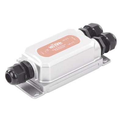 WI-POE21E-O - Extensor PoE para Exterior / Entrada 60W / 2 Salidas 30W / 3 Puertos Gigabit / IP68 / -40 a 80 °C (-40 a 176 °F)