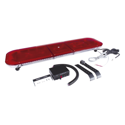 X67R - Barra de luces LED de 47" con 86 LED de alta potencia, color rojo, ideal para equipar ambulancias y unidades de bomberos