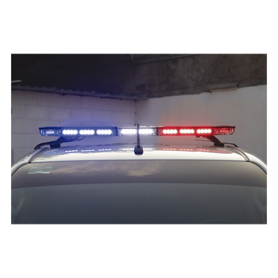 X67-RBA - Barra de Luces LED / 47" (119.4 cm) / 88 LED Hyperlux / Rojo/Azul/Ámbar / Control de Tráfico / IP65 / 10-14.8V DC