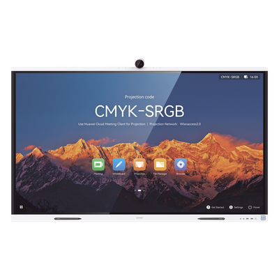 IHS275SA - HUAWEI IdeaHub S2, Pantalla interactiva para Colaboración Inteligente, 75", 4K UHD, Harmony OS, Wi-Fi 6, Cámara inteligente, Funcionalidad BYOM.