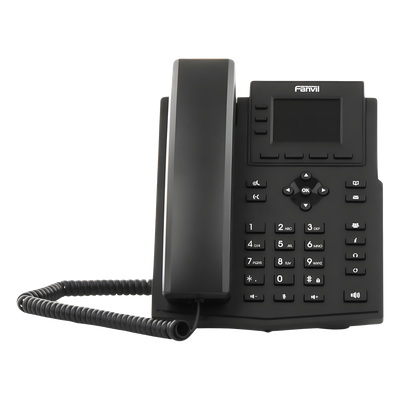 X303P - Teléfono IP Empresarial / 4 Líneas SIP / Pantalla LCD 2.4 Pulgadas / PoE / Audio HD / Conferencia 6 Participantes