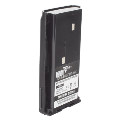 TX-KNB15A - Batería Ni-MH / 2000 mAh / Celdas Japonesas / Carga Rápida 3 h / Policarbonato Resistente / Sellado Ultrasónico / Estándares Militares