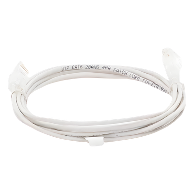 LP-UT6-300-WH28 - Linkedpro By Epcom Cable de Parcheo Slim UTP Cat6 / 3 m (9.84 pies) / 28 AWG LP-UT6-300-WH28