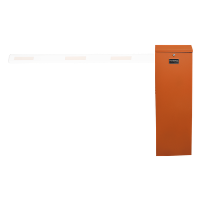 XBF-3000-LN - Barrera vehicular izquierda / Soporta brazo de hasta 3 m / Apertura en 1.5 s /Final de carrera ajustable por programación / Movimiento fluido / Diseño elegante color naranja