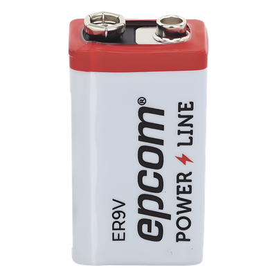ER-9V - Epcom Powerline Batería de Litio 9V / 1200 mAh / Cloruro de Tionilo ER-9V