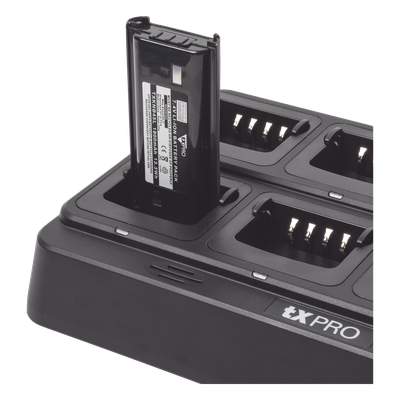 TX-8C-KSC43 - Cargador de Escritorio / 8 Cavidades / Dual Química Ni-MH y Li-Ion / 15 V 8 A / 100-240 VCA