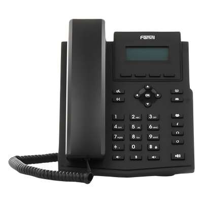 X301P - Teléfono IP / 2 Líneas SIP / Pantalla LCD 2.3" / Audio HD G.722 y Opus / Conferencia 6 Vías / PoE 802.3af / Puertos Ethernet Duales 10/100 / Soporte EHS