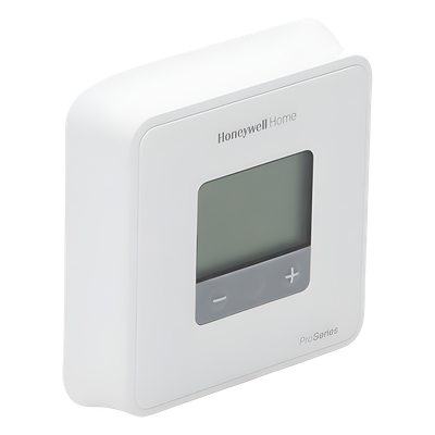 TH1110D2009/U - Termostato No Programable / 1 Etapa Calor/Frío / 20 a 30 VAC o 750 mV / Pantalla 2.37 in² con Retroiluminación LED / Montaje UWP