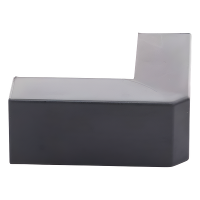 TMK-1720-EE-N - Esquinero Exterior / PVC Autoxtinguible / Negro / Para Canaleta TMK-1720-N-CC