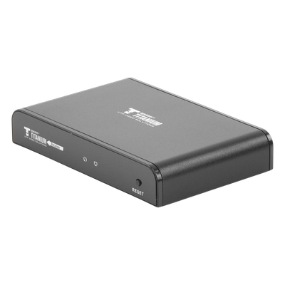 TT-383-PRO-4.0-RX - Receptor Compatible para Kits TT-383PRO4.0 / Resolución 1080P@60Hz / Cat 5e/6 / Distancia de 120 m / Control IR / Protocolo HDbitT / Compatible con Switch Gigabit .