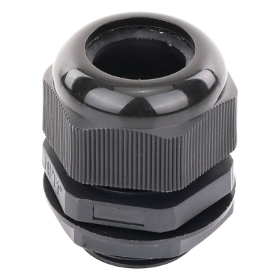 TXG-PG-100NBK - Conector Glándula Plástico / Rosca NPT 1" (25.4 mm) / Rango de Cable 16-22 mm / Color Negro / 7 Dimensiones Precisas