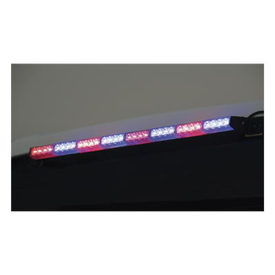 XLL-1088-RB - Barra de Luz de Advertencia / 8 Módulos / LED Gen III Alta Potencia / Rojo/Azul / 75 cm / 10-16 VCC / 3 A Máx.