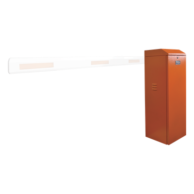 XBF-3000-LN - Barrera vehicular izquierda / Soporta brazo de hasta 3 m / Apertura en 1.5 s /Final de carrera ajustable por programación / Movimiento fluido / Diseño elegante color naranja