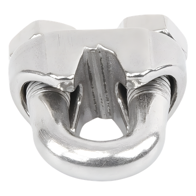 NUDO-14M-JSS - Syscom Tensor de acero forjado / Gancho-argolla / 3/8" x 6" NUDO-14M-JSS