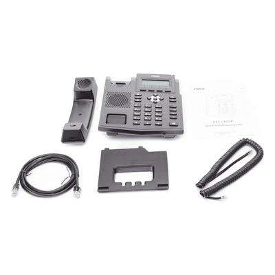 X1SP - Teléfono IP / 2 Líneas SIP / Pantalla LCD 128x48 / Audio HD G.722 y Opus / Conferencia 3 Vías / PoE 802.3af / OpenVPN / Soporte EHS