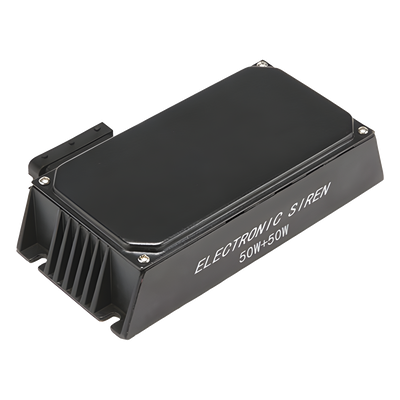 X100CM - Sirena compacta para motocicleta / 100 W / 112.3 dBA a 3.5 m / IP67 / 3 tonos + reserva