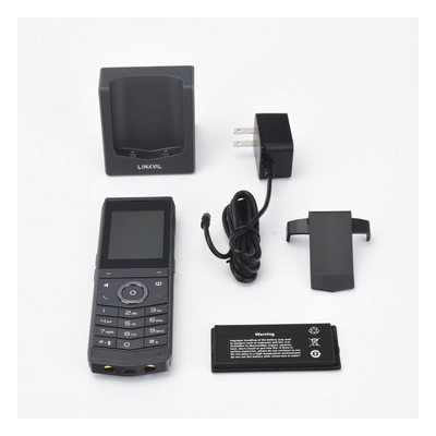 W611W - Teléfono IP Wi-Fi Portátil / Wi-Fi 6 Dual Banda / IP67 / Bluetooth 5.0 / Batería 1900 mAh / Pantalla 2.4''