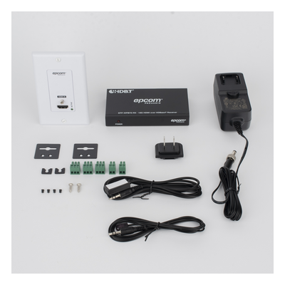 EPP-WPB70 - Epcom Proaudio Extensor HDBaseT de Placa de Pared / 4K2K@60Hz / 40 m (131.2 ft) EPP-WPB70