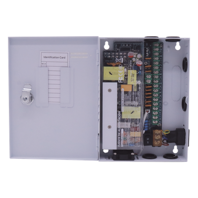 XP9DC16HD - Fuente de Alimentación Profesional / 9 Canales / 16 A Total / 1.8 A por Canal / Voltaje Ajustable 11-15 VCC / 200 W / Operación -20°C a 70°C