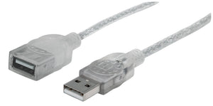 Extension Man Usb V2.0 Plata 1.8 Mts FullOffice.com