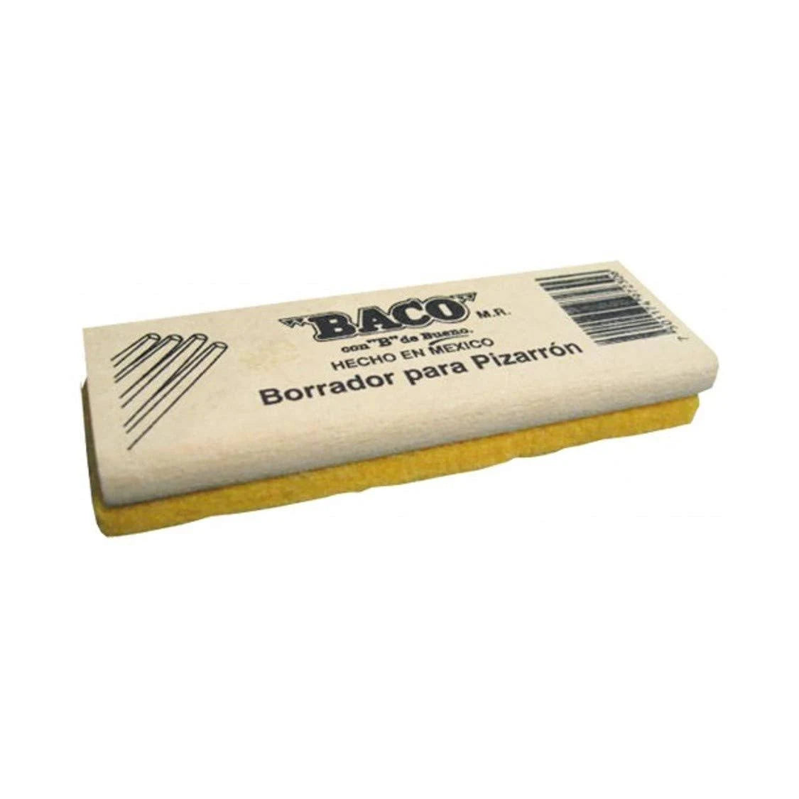 Borrador Baco P/Pizarron Base Madera - Gs022 FullOffice.com