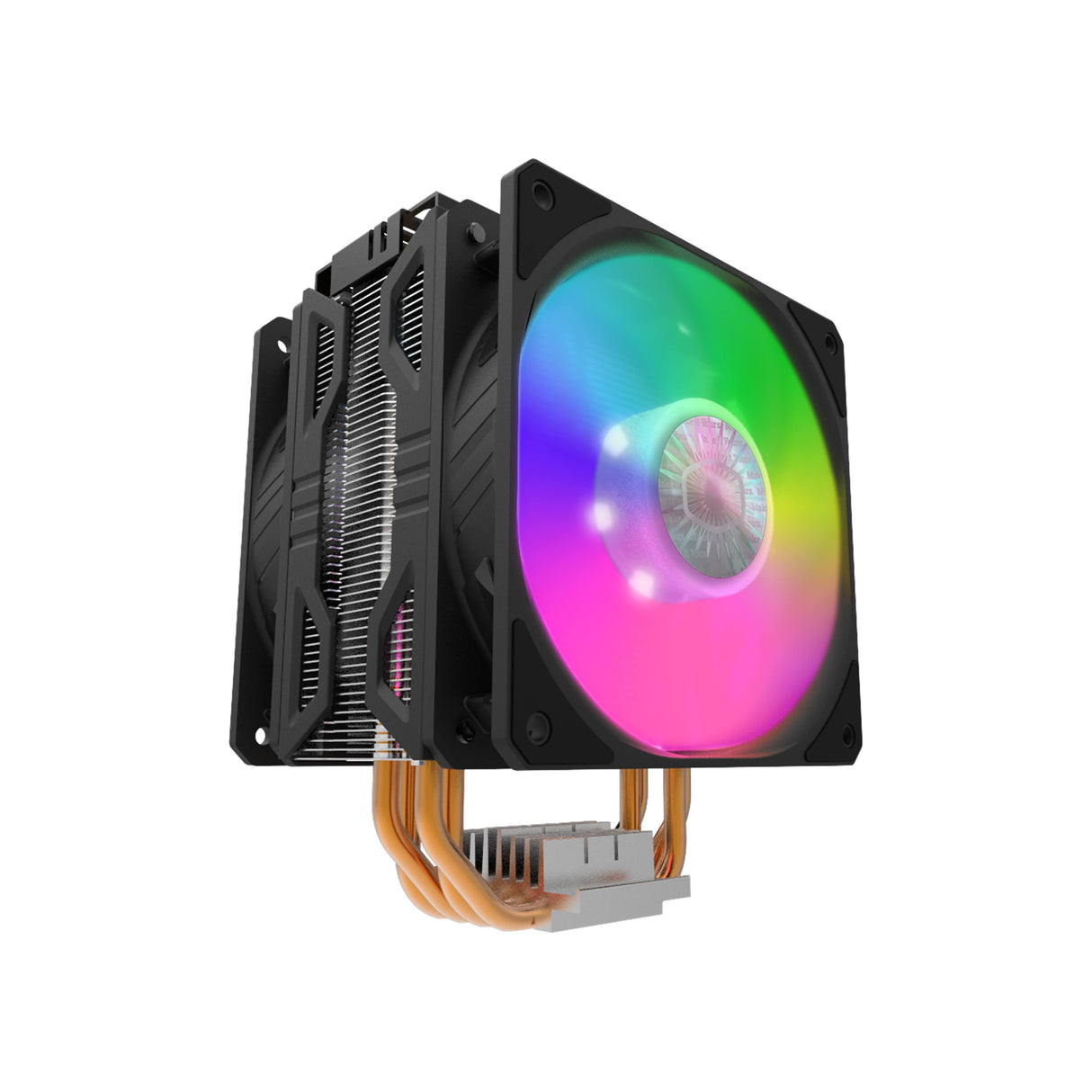 Disipador Cooler Master Hyper 212 Led Turbo Arg Intel 1151 1200 Amd Am4 Color Negro-Plata - Rr-212Tk-18Pa-R1