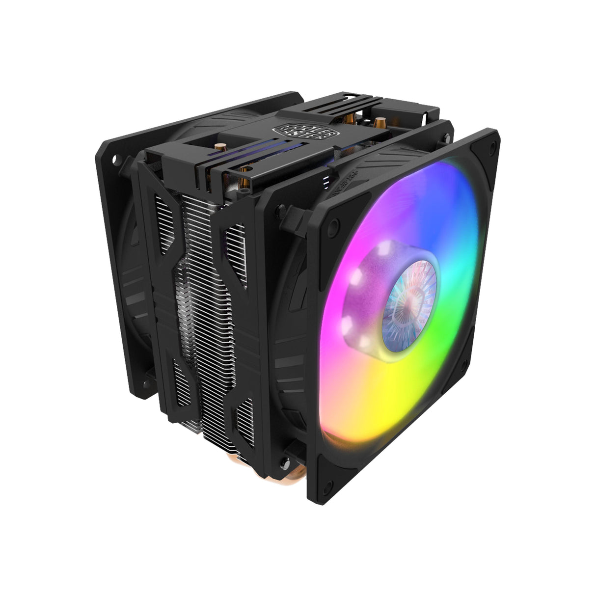 Disipador Cooler Master Hyper 212 Led Turbo Arg Intel 1151 1200 Amd Am4 Color Negro-Plata - Rr-212Tk-18Pa-R1