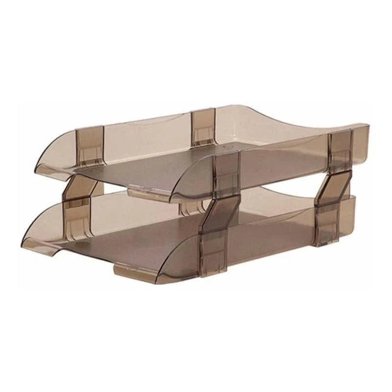 Charola Sablon 2426Hu Acrilico Humo Dos Niveles Legal - 2426Hu FullOffice.com