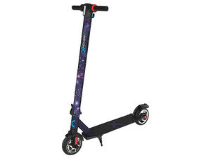 Scooter Hover Aviator Galaxy H1-AVI-BLU, Ruedas 6.5", LED Seguridad, Pantalla LCD, Diseño Galaxia Azul