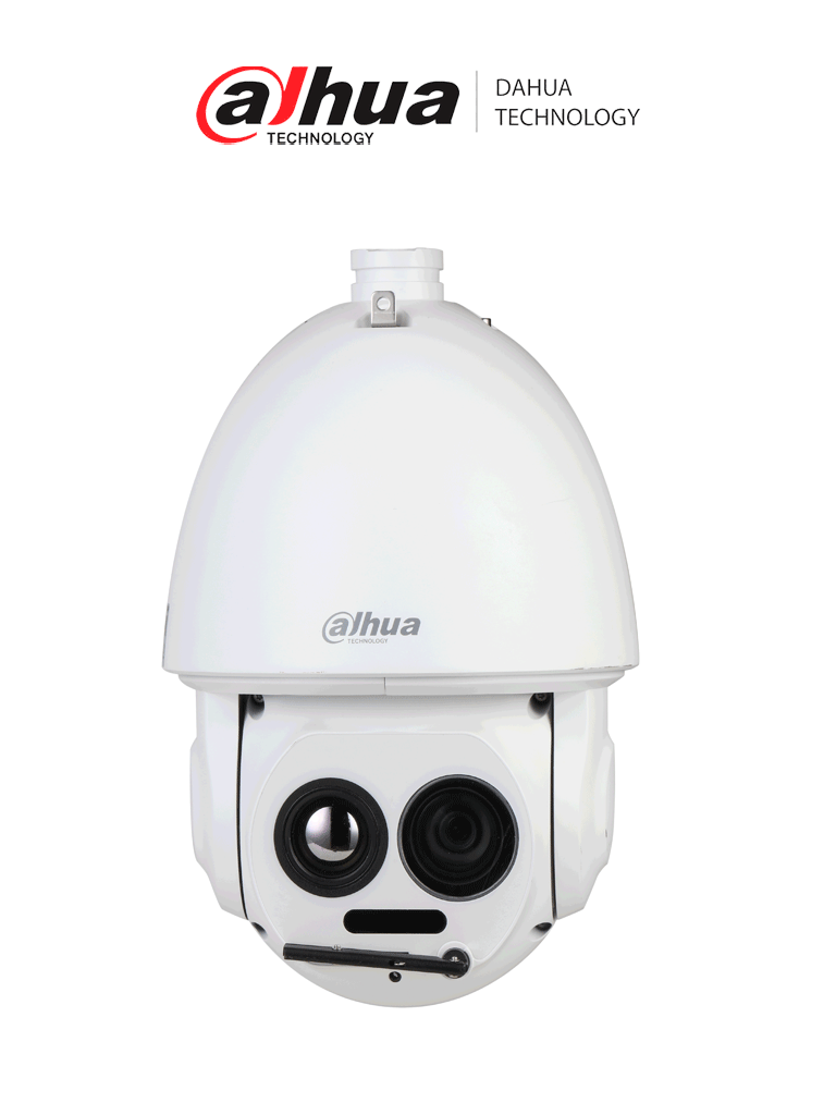 Cámara IP híbrida térmica Dahua 4MP 45x IR 100m Defog WDR micro SD E/S de alarma y audio HI-POE IP66 SMD