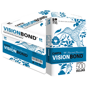 Papel Cortado Vision Carta 75Gr 97% Blancura C/5000 Hojas - Visioncarta FullOffice.com