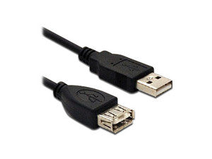 Cable USB 2.0 Brobotix 90 cm, Transferencia de Datos de Alta Velocidad, Conector Tipo A, Color Negro