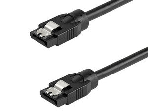 Cable de Datos SATA StarTech con Conectores de Cierre, 1m, Color Negro