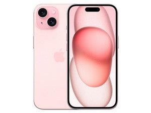 Smartphone Apple iPhone 15: Chip A16 Bionic, 256GB, Pantalla 6.1", Bluetooth 5, Wi-Fi 6, 5G. Color Rosa.
