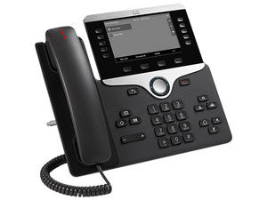 Teléfono Cisco IP Phone 8811 de 1 línea con altavoz, pantalla de 5", PoE integrado.