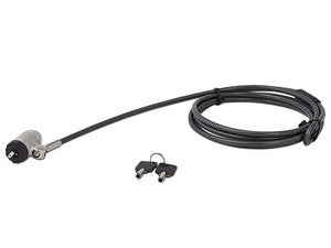 Candado de seguridad StarTech para Laptop tipo K, 2 Llaves, Acero reforzado, 1.5m Cable