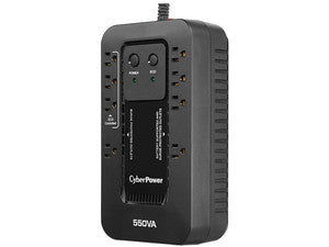 UPS CyberPower EC550G, 8 Contactos, 550VA/330W, Compacto y Eficiente