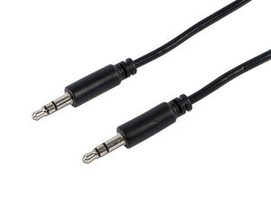 Cable estéreo 3.5 mm M-M, 1.8M, blindaje trenzado, conectores chapados en oro
