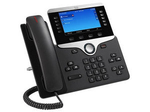 Teléfono IP Cisco 8841, Gigabit Ethernet, PoE, Pantalla LCD 5'', Color Negro