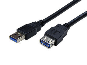 Cable de extensión USB 3.0 tipo A Macho a USB 3.0 tipo A Hembra, 1m, 9 pin.