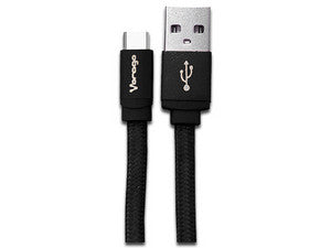 Cable USB a USB-C Vorago, 2m, Color Negro