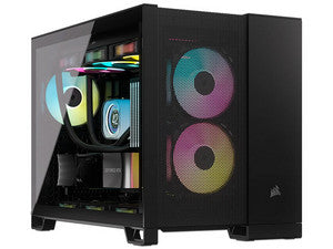 Gabinete Corsair 2500D AIRFLOW, Mid-Tower, Micro-ATX, Sin Fuente, Negro