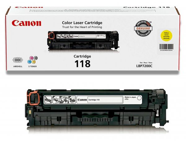 Toner Canon 118 Amarillo - 2659B001Aa