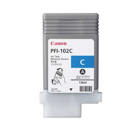 Tinta Canon Cyan Pfi-102C (Solo Ipf605/510/650/655 - 0896B001Aa