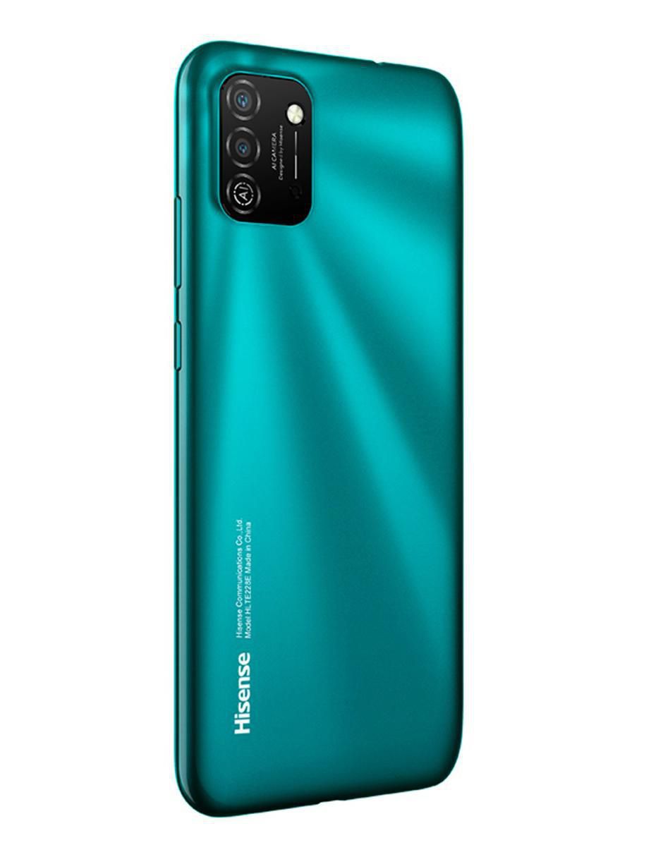 Smartphone Hisense E50 Lite 4G Lte 6.5" Face Id 32Gb/3Gb Cámara 13Mp+2Mp/5Mp Octacore Android 11 Color Verde - Hisensee50Lite-V
