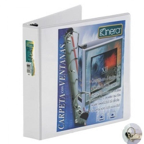 Carpeta Kinera Vinil Aro "O" 2" Blanca - 9201Bl
