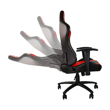 Silla Gamer Ergonómica Dragón Xt Modelo Racing Descansabrazos 2D Color Rojo-Negro - Ne-460R FullOffice.com