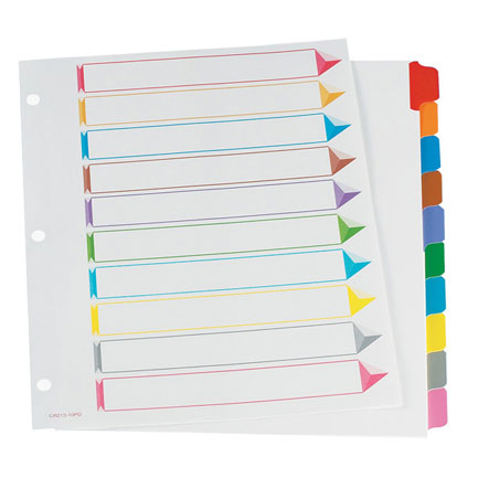 Separador Omni-Dex 10 Divisiones - 20-0100 FullOffice.com