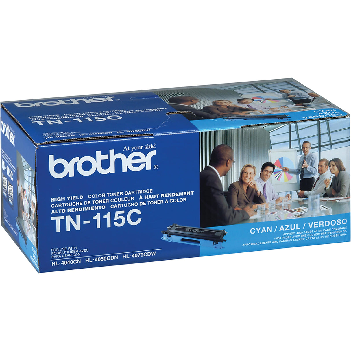 Toner Brother Azul Mfc9000/Hl4000 Series Alto Rend - Tn115C